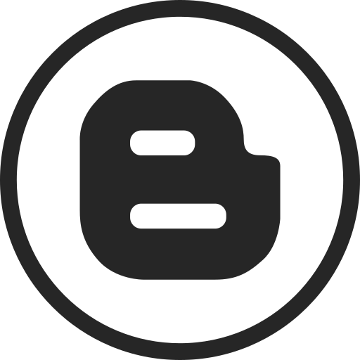 Blogger, blogspot, circle, high quality, media, social, social media icon